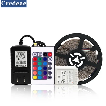 

DC5V RGB LED Strip Light SMD 3528 Waterproof LED Strip 5M TV Backlight Bande Decoration Lamp With Remote Lamp Tape Diode Ribbon