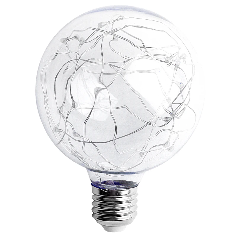 

RGB LED Night Light Filament lamp Retro Edison Fairy LED light String Bulb G95 E27 85V-265V For Indoor Christmas Holiday light