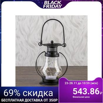 

Table lamp "Lamp" LED 1хCR2032 black 10х7х13cm