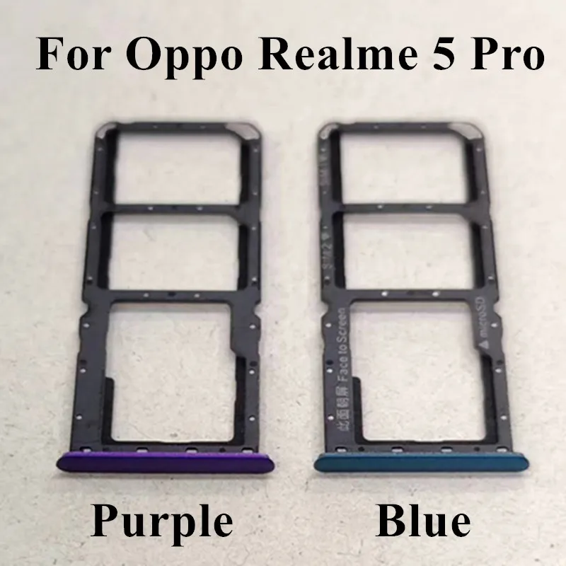 Оригинальный держатель для sim-карты oppo realme 5 pro запасная часть гнезда Oppo realme5pro