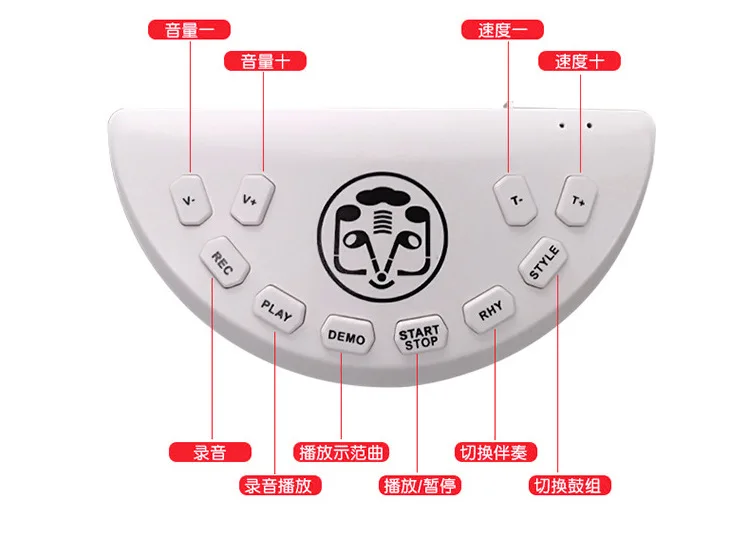 Yunzi zhi qu набор электронных ударных G-600 для детей ультра-тонкий силикагель портативная поддерживающая педаль Лидер продаж