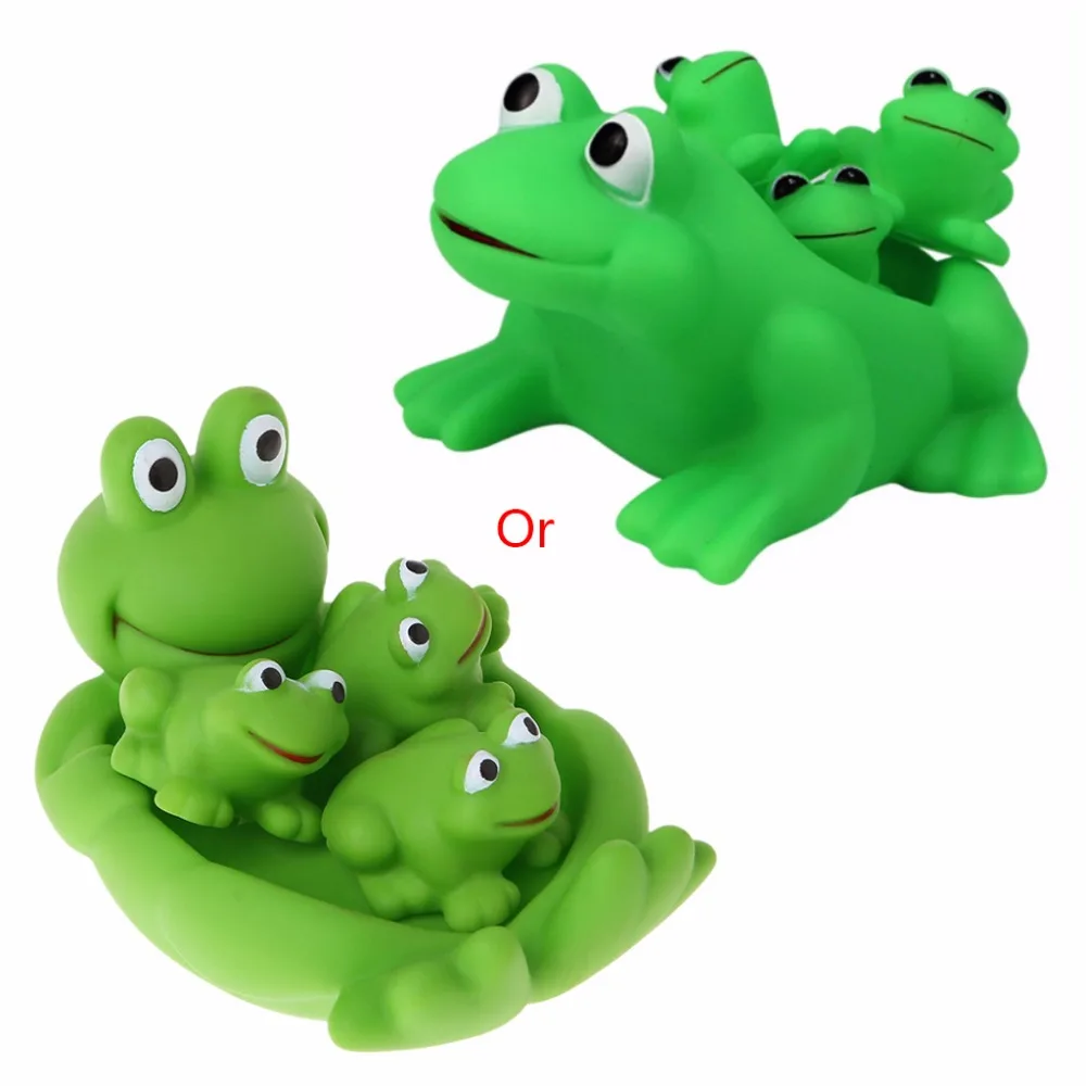 HBB милые животные поплавок Squeeze звук скрипучий душ вода детская Ванна игрушки набор