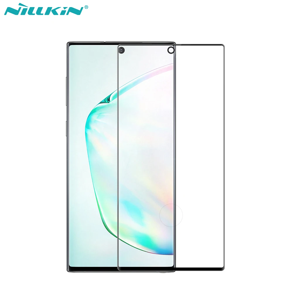NILLKIN Amazing 3D закаленное Стекло Экран протектор для samsung Galaxy Note 10/10 плюс Поддержка Распознавание отпечатков пальцев, чтобы разблокировать