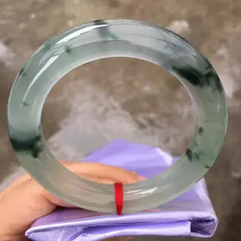 

Natural Myanmar green yu bangles handcarved yu bangle bracelet natural yu stone add certificate