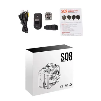 

SQ8 Mini Video Camera 1080P HD Night Vision Sensor Body Motion DVR Micro Camera