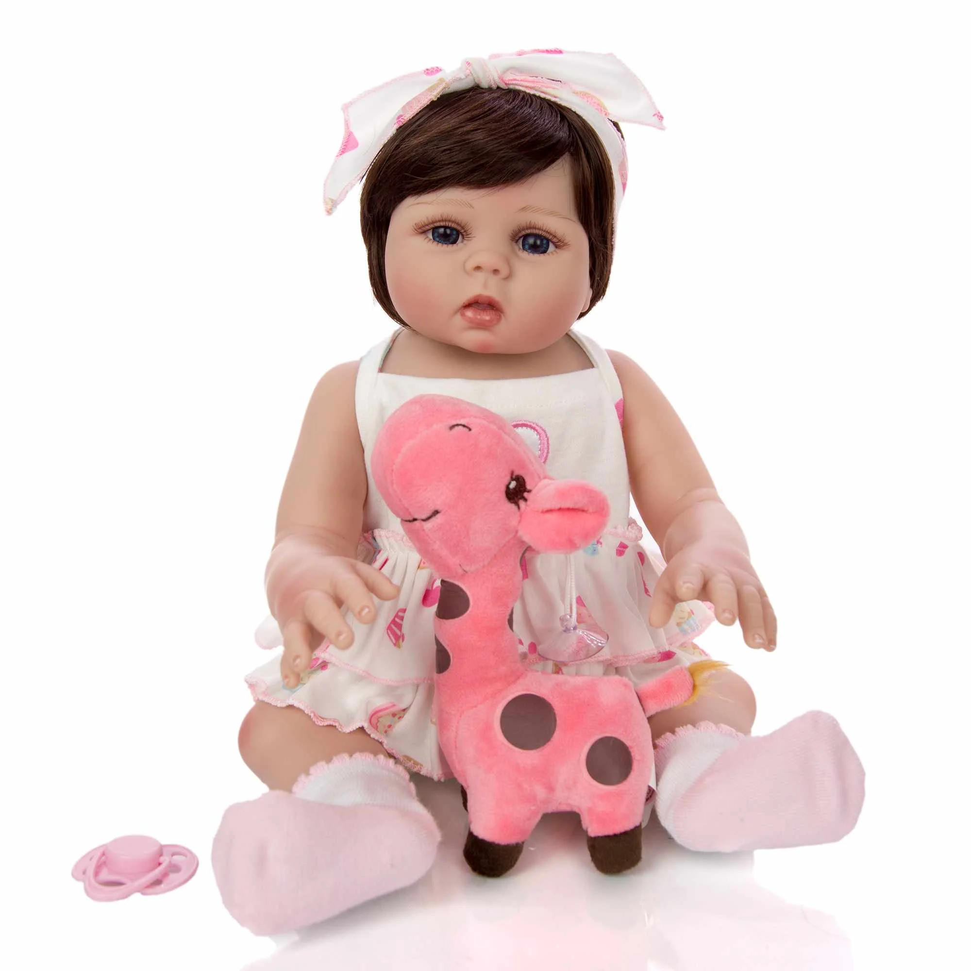 KEIUMI, 48 см, кукла для новорожденных, силиконовая, для тела, в загорелой коже, Реалистичная, для новорожденных, для девочек, кукла для продажи, подарок на день рождения, может купаться