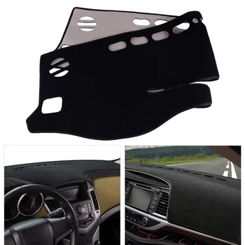 

CITALL Black Felt Fabric Car Dashboard Non-Slip Sun Dash Mat Pad Cover Fit for Toyota Highlander 2017 2018 2019