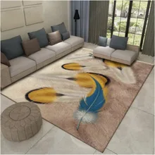 Мультфильм перо 3D печать ковры для гостиной спальни ковер детский коврик для лазания детская комната игровая площадка коврики Детский ползающий пол ковер