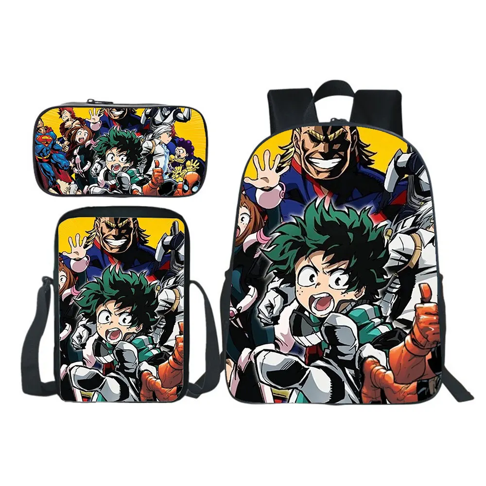

Рюкзак для мальчиков и девочек My Hero Academia, с аниме-принтом