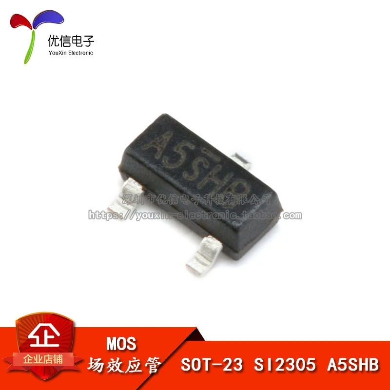 SMD Transistor SOT 23 SI2305 A5SHB 2.8A MOS Transistor Pipa P Channel ...