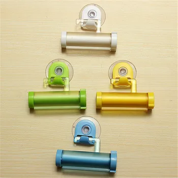 

Toothpaste Rolling Squeezer Plastic Dispenser Tube Partner Hanging Holder Sucker