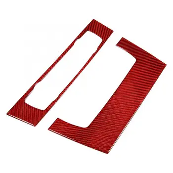 

2Pcs Carbon Fiber Air Conditioning CD Panel Cover Trim without Hole Fit for 3 Series E90 E92 oto aksesuar car styling