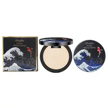 Пудра для макияжа лица с эффектом контроля над маслом, стойкое покрытие, порошковая пудра для макияжа ровного тона кожи