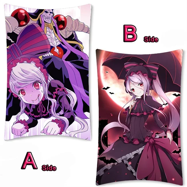 Аниме над лордом Ainz ткань oawl shalltear кровопролитые Dakimakura длинная подушка для объятий чехол кровать подушка Pilow крышка 2WAY 35x55 см - Цвет: 04