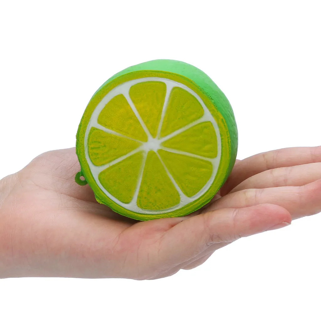 Игрушки для снятия стресса Kawaii Squeeze ToysW806, мягкие игрушки, очаровательные лимоны, медленно поднимающиеся, для выдавливания крема, ароматизированные, для снятия стресса