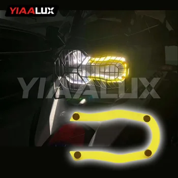 

DRL Color-changed magnetic amber/yellow/red cover for BMW R1200gs F700 F800gs LED headlight