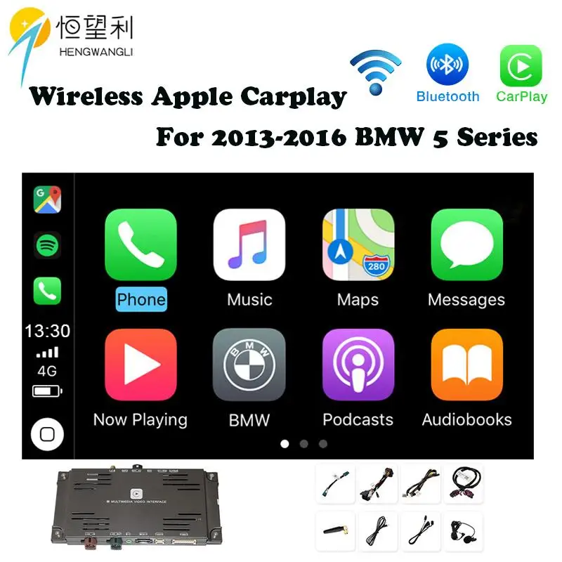 Оптовая продажа wifi беспроводной Apple Carplay автомобиль играть Android авто для 2013 2016 BMW 5