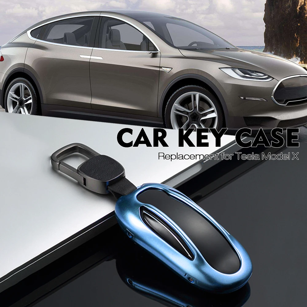 Алюминиевый сплав чехол для ключа автомобиля для Tesla модель X автомобильный чехол для дистанционного ключа защитный чехол для замены ключа протектор Аксессуары