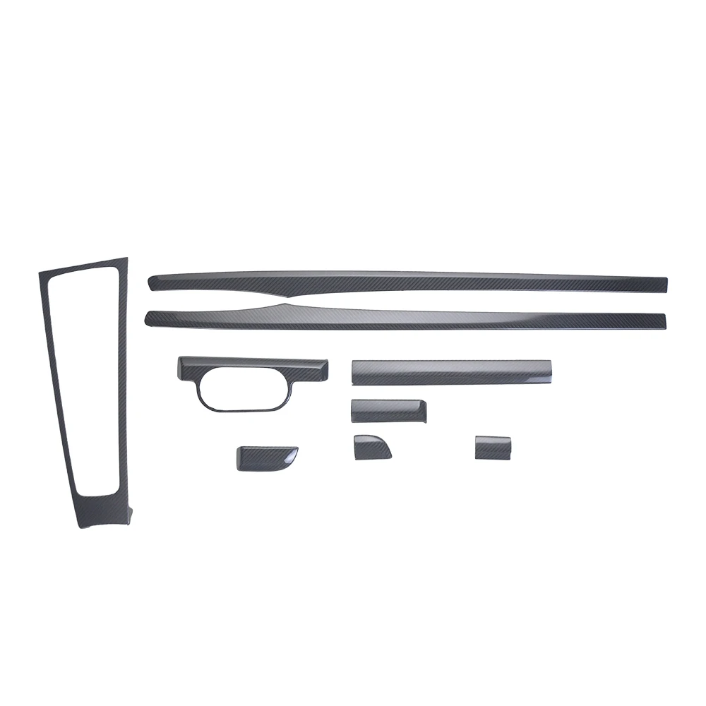 

Внутренняя отделка RHD, настоящая сухая панель из углеродного волокна для отделки дверей, крышка дополнительного типа для Porsche 718 Cayman 2016up