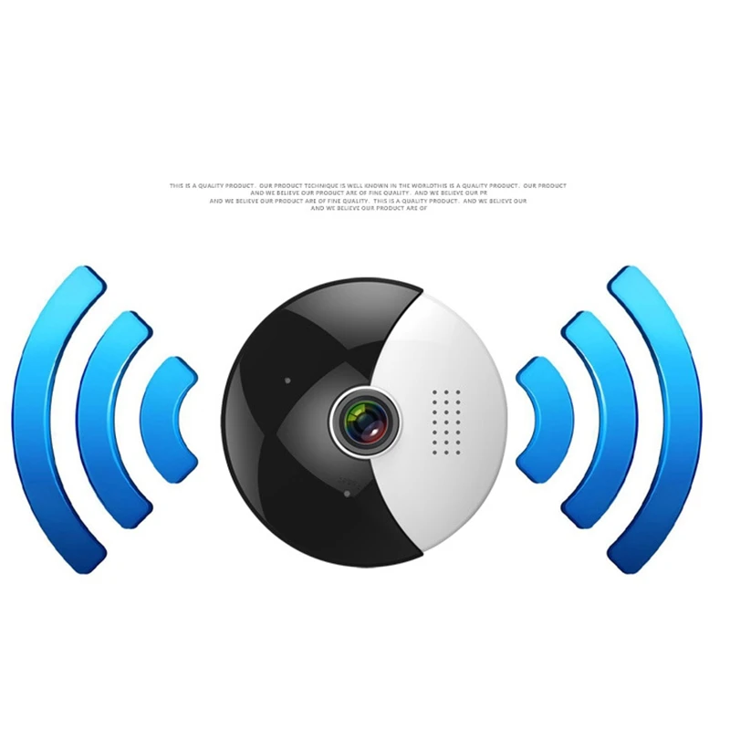 Рыбий глаз Vr 360 градусов панорамная камера Hd 960P беспроводная Wifi ip-камера домашняя система видеонаблюдения камера(вилка стандарта Великобритании