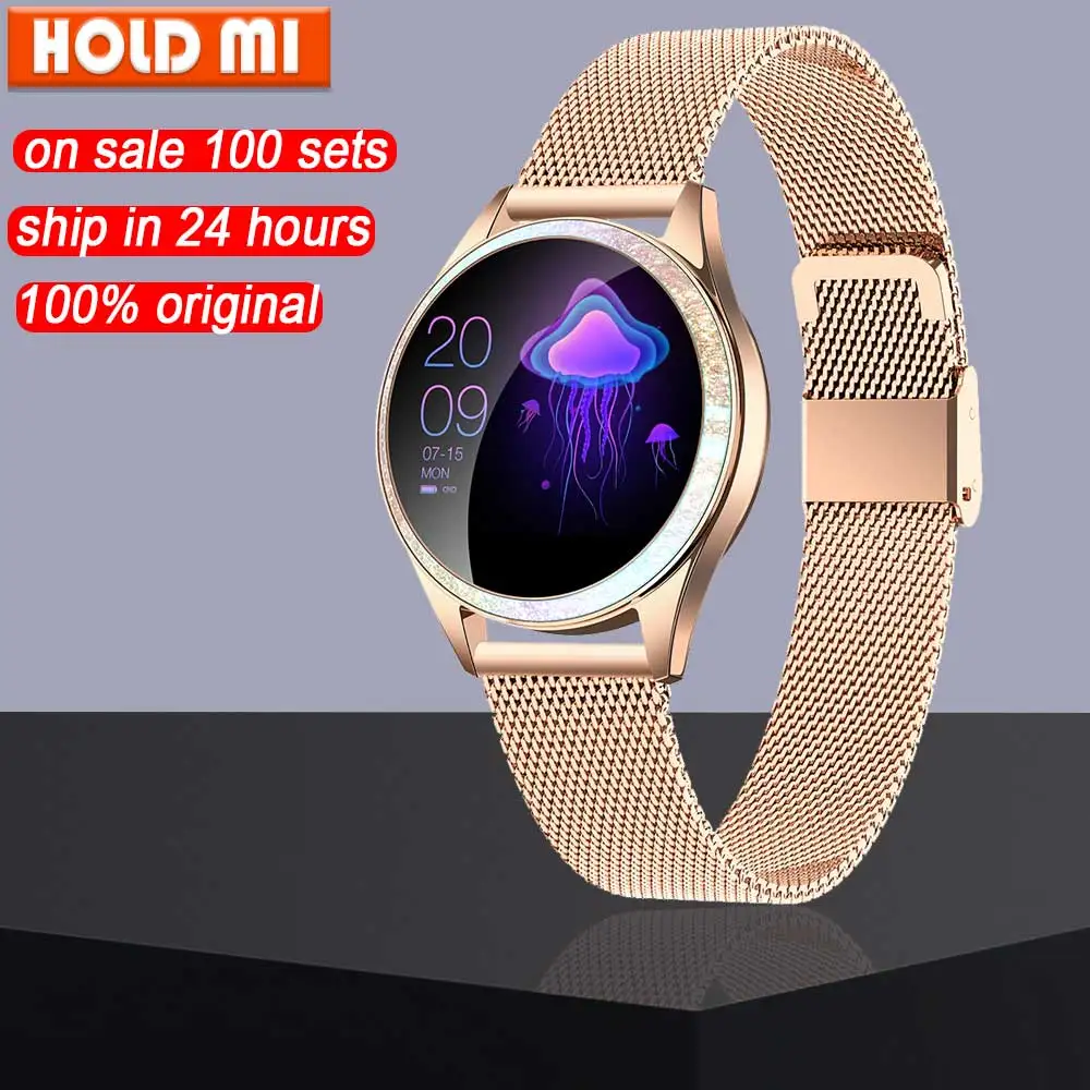 

Newest KW20 Smart Watch Women IP68 Waterproof Heart Rate Monitoring Bluetooth For Android IOS Fitness Bracelet Female Smartwatch