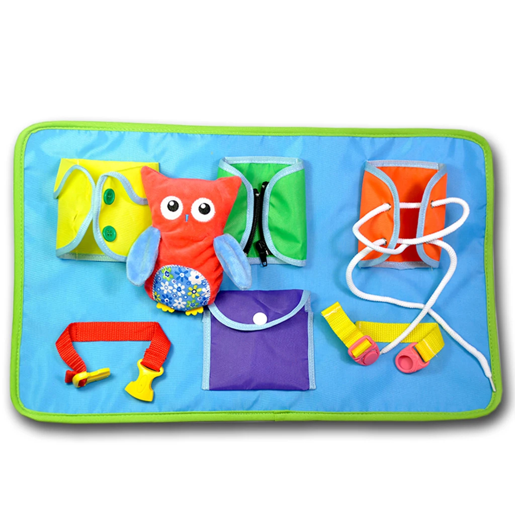 Early Learn Basic Life Skills , Learn to Dress Board , Kids Baby Toy