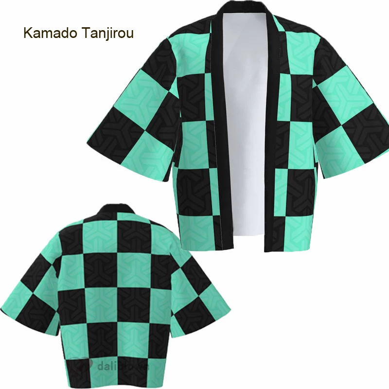 Daliclown Anime Demon Slayer Kimetsu No Yaiba Cosplay Haori Shinobu Giyuu Zenitsu Rengoku Kamado Tanjirou Nezuko Kimono Costume -Zentai shop online Hb4f39e7456574c4ab14b5938fd39434b0.jpg