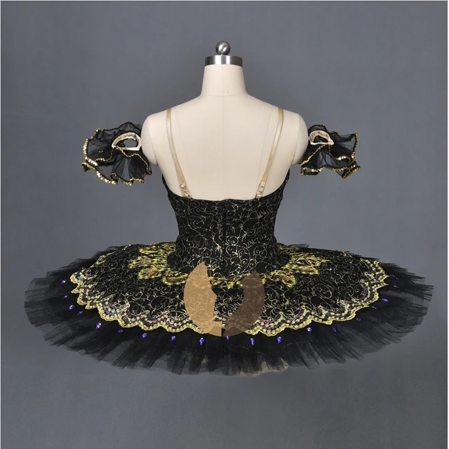 gold green pancake tutu