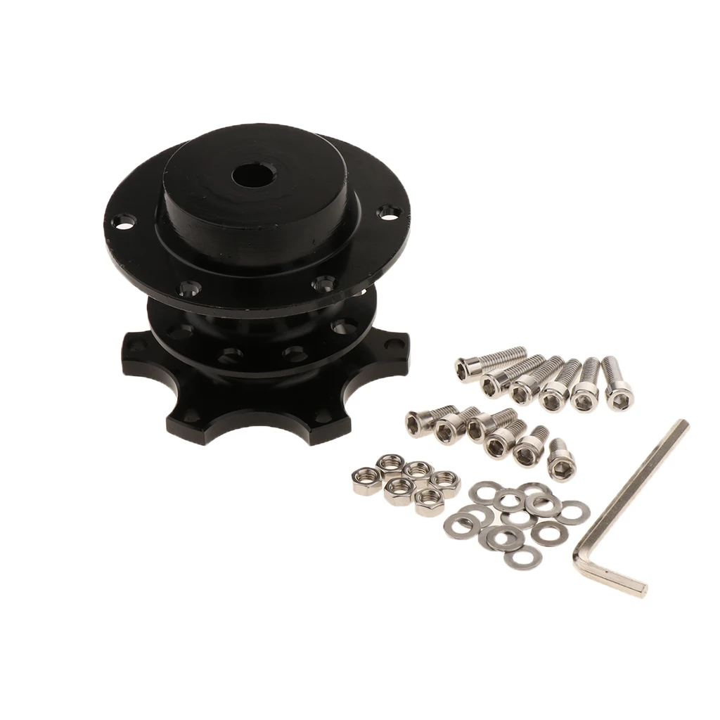 Car Steering Wheel Bolt-On Quick Release Hub Adapter Removable Kit