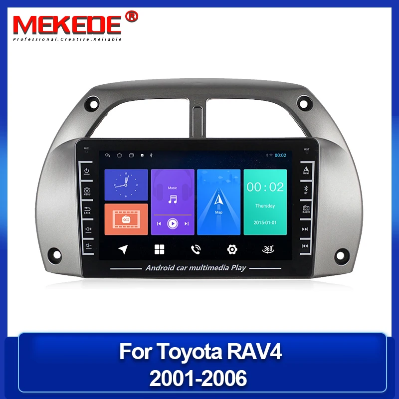 2Din Android автомобильный мультимедийный радиоплеер для Toyota Rav4 2001-2006 2005 RAV 4 GPS
