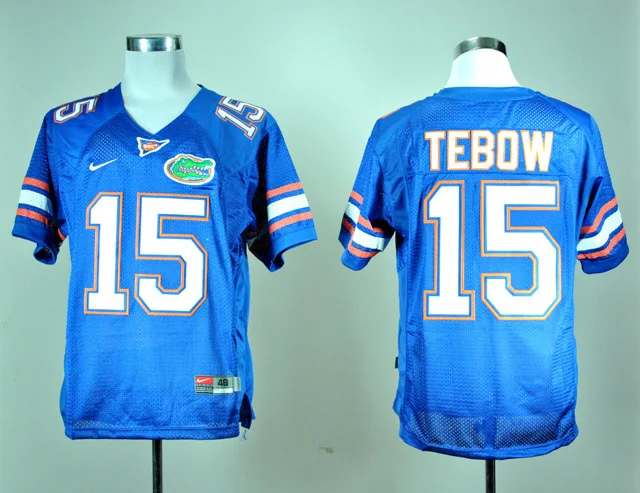 Черный Высокое качество#6 Jeff Driskel#15 Tim Tebow#22 E. Smith для мужчин- Новейший Высококачественный Трикотаж - Цвет: Черный