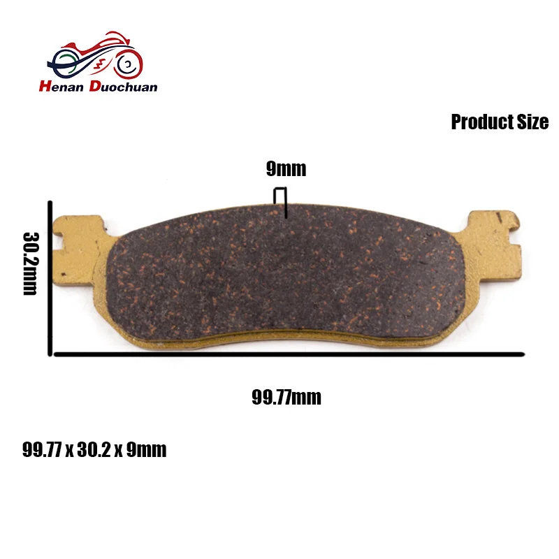 Motorcycle Front Brake Pads For YAMAHA TW 125 2008 F TW 200 1991-1998 F TW 225 E 2002-2003 F XT 250 X 2006-2008 F#5