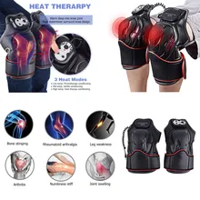 Наколенник Reliever Электрический нагревательный Массажер для колен для мужчин и женщин дома колено электрические нагревательные колодки старые холодные наколенники