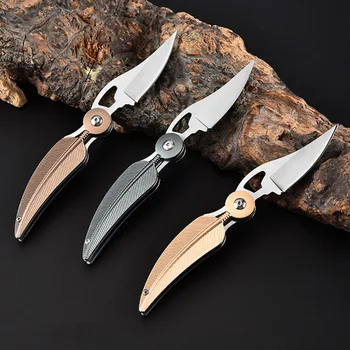 

Factory direct lancet folding knife pocket camping hunting survival Tactical Knives 4CR13 stainless steel outdoor EDC tools
