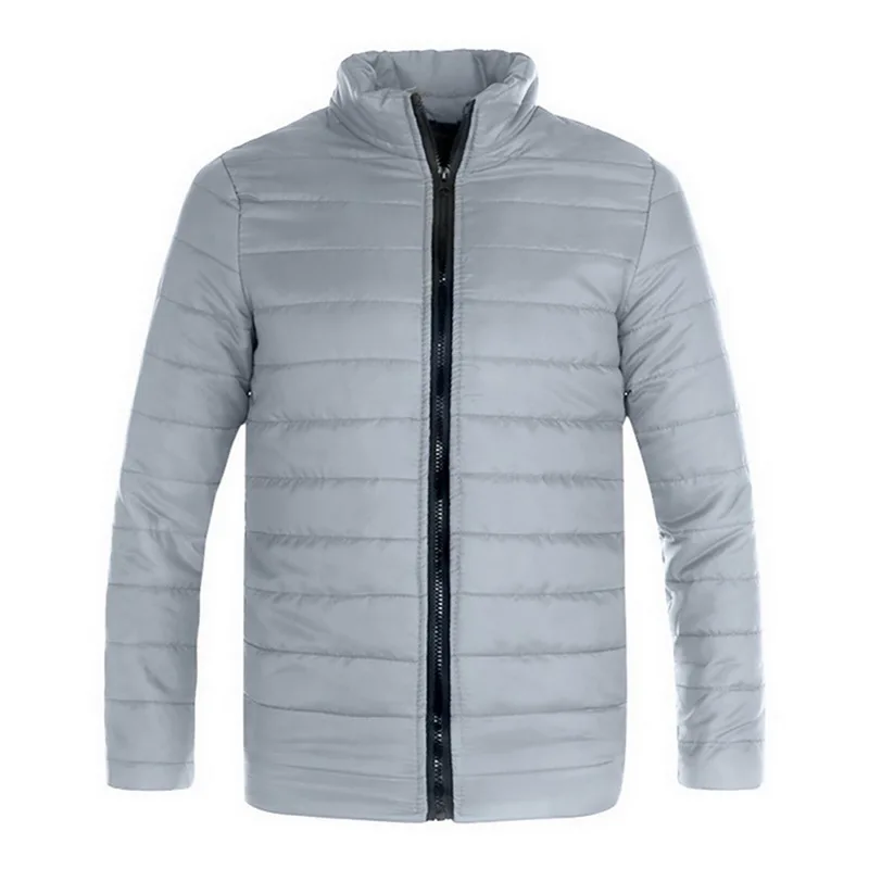 

MJARTORIA 2019 Winter Jacket Men Fashion Stand Collar Male Parka Jacket Mens Solid Thick Jackets and Coats Man Winter Parkas