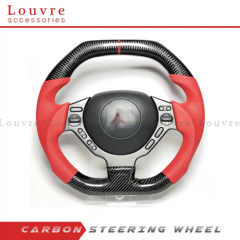 Real Carbon Fiber LED Steering Wheel for Nissan GTR R35 for 370Z hand