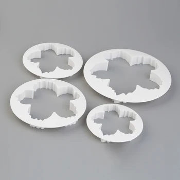 

2018 Hot Search 4Pcs Peony Petal Mold Cutter Flowers Cake Gum Paste Decorating Moulds DIY