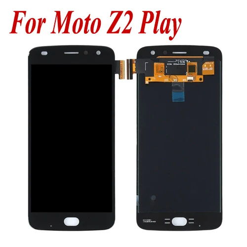Z2play Black Протестирован на 5,5 дюймов moto rola moto Z Play Z2 Play Z3 Play ЖК-экран для moto Z Play экран дигитайзер сборка - Цвет: Z2play Black