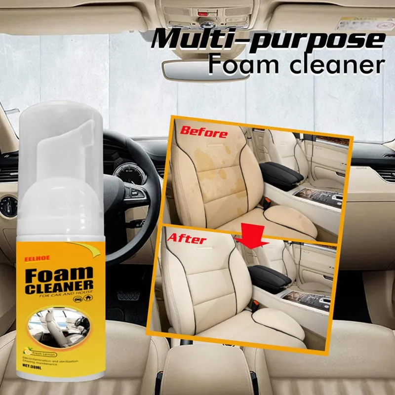 

30ML Multifunctional Foam Cleaner Multi-Purpose Cleaning CAR HOUSE FOAM CLEANER Cleaning Tools Car Acccessories