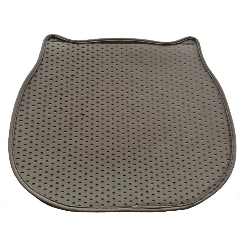 Наполнитель для кошачьего туалета коврик для мусора захвата двойной Слои кошка Форма Водонепроницаемый Нескользящие соты 2 Слои Pad Наполнитель для кошачьего туалета коробка для переработки NZC24