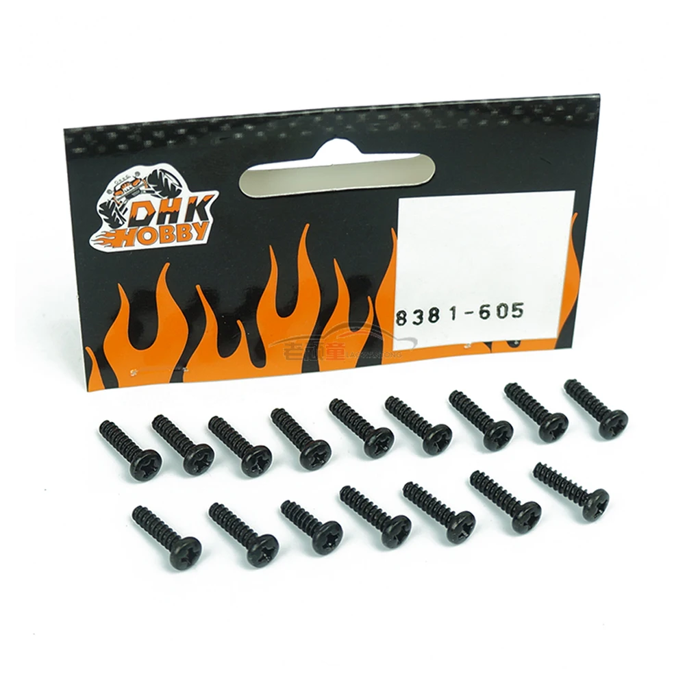 RC автомобиль Запчасти 8381-605 DHK 8384 8135 8383 8382 оригинальные аксессуары M3 * 12 мм Крест