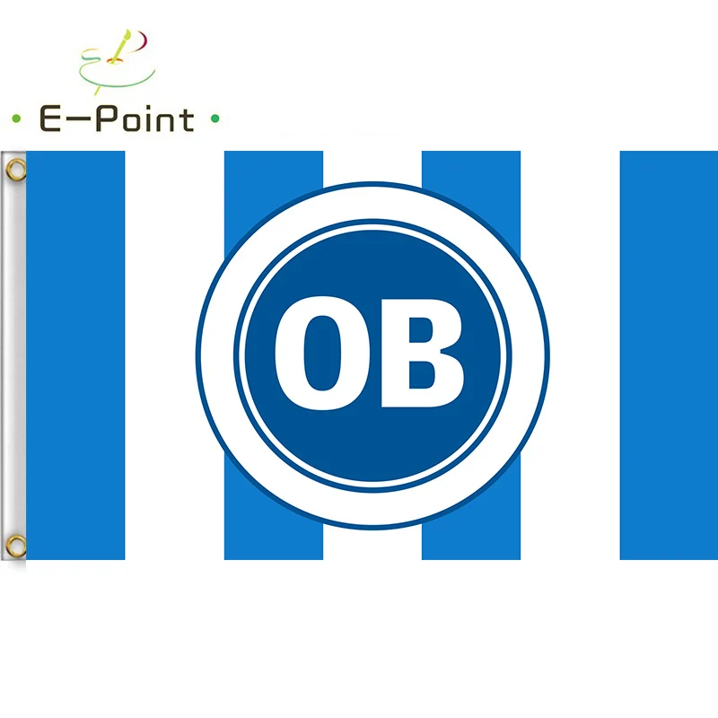 Флаг Дании Odense Boldklub 3 фута * 5 футов (90*150 см) размер рождественские украшения для
