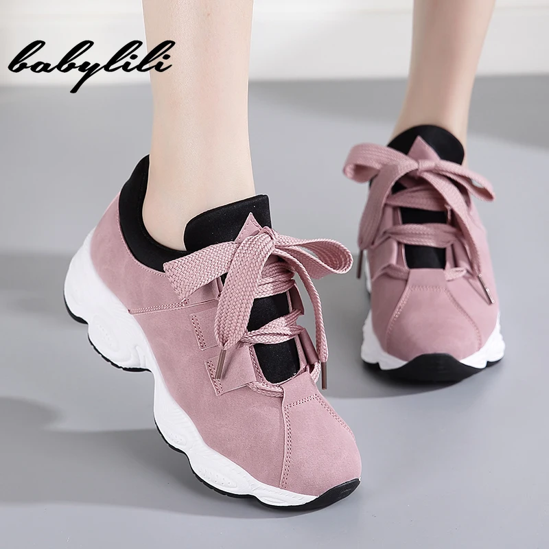 Кроссовки женские летние вулканизированные туфли 2019 модные кроссовки Basket Femme Dad