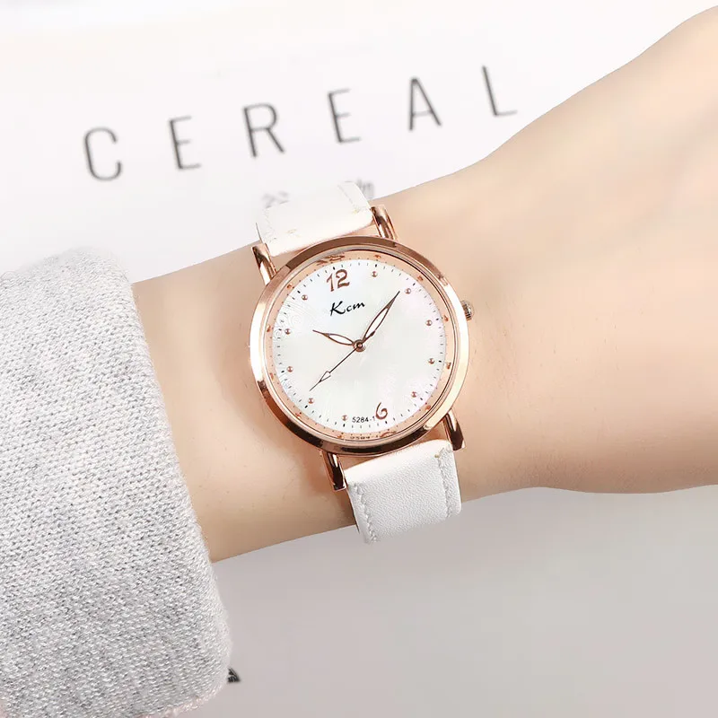 Minimalist Elegant Luxury Womens Watches Fashion Casual Leather Strap Ladies Wristwatch Trending Gifts For Women Clock 3