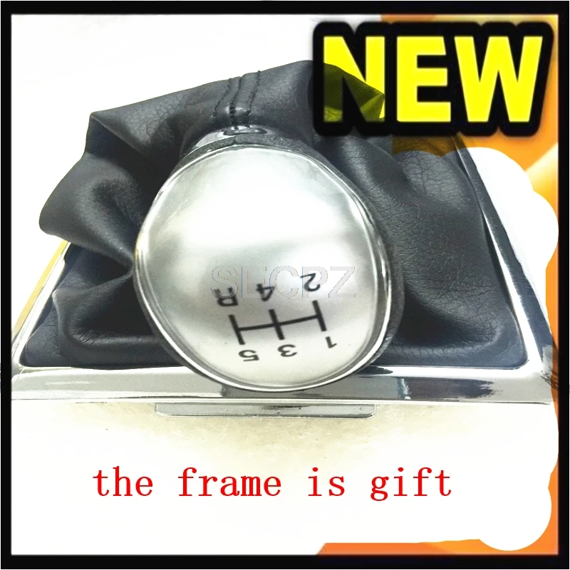 Ручка переключения передач 5 скоростей серебряная крышка пластиковая ручка для