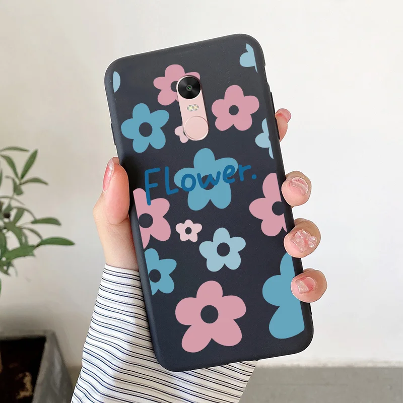 Matte Silicone Soft TPU Shell For Xiaomi Redmi Note 4 4x Note 5Pro Note 5A Cartoon Butterfly Shell For Redmi Note5a Phone Cover cell phone lanyard pouch Cases & Covers