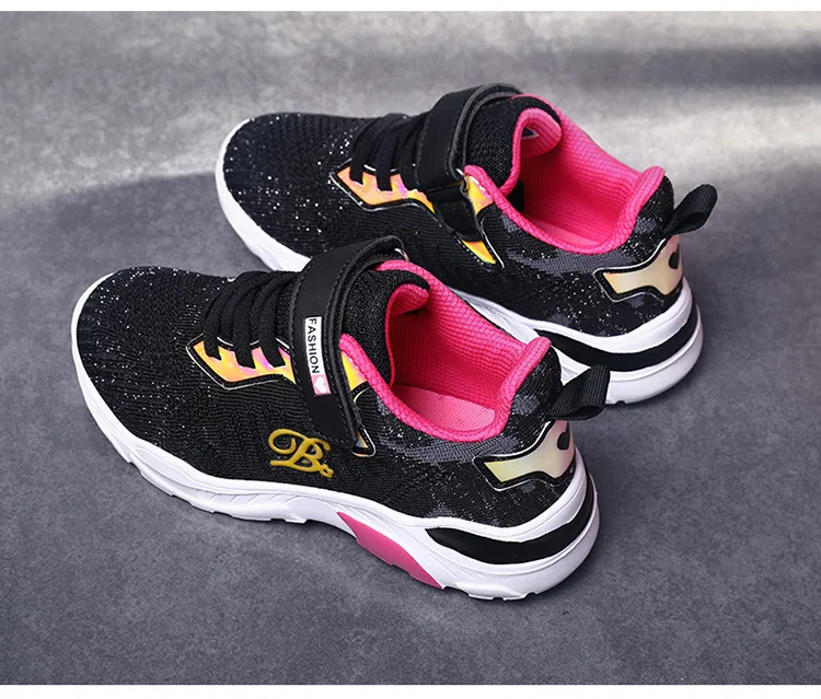 Autumn Kid Running Shoes Girls Lightweight Mesh Kindergarten Primary school Student Sneakers Jogging Trekking Shoes for Children