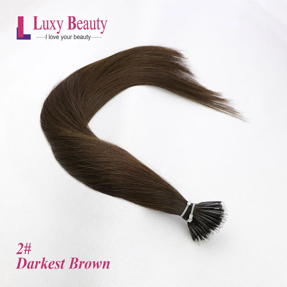 LuxyBeauty 1" 1 г/шт. нано-наращивание волос искусственные волосы одинаковой направленности микро кольцо нано бусина волосы микро звено наращивание волос 8 цветов - Цвет: #2