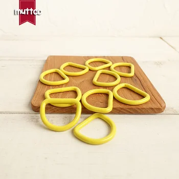 

100pcs/lot Metal D ring DIY for Dog Collar 2.5cm Connection alloy metal Buckles DIY Semi Ring Webbing Clasp Clip CDK-25Y