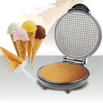 

Electric Egg Roll Maker DIY Ice Cream Cone Machine Crispy Omelet Mold Crepe Baking Pan Waffle Pancake Pie Frying Grill Iron